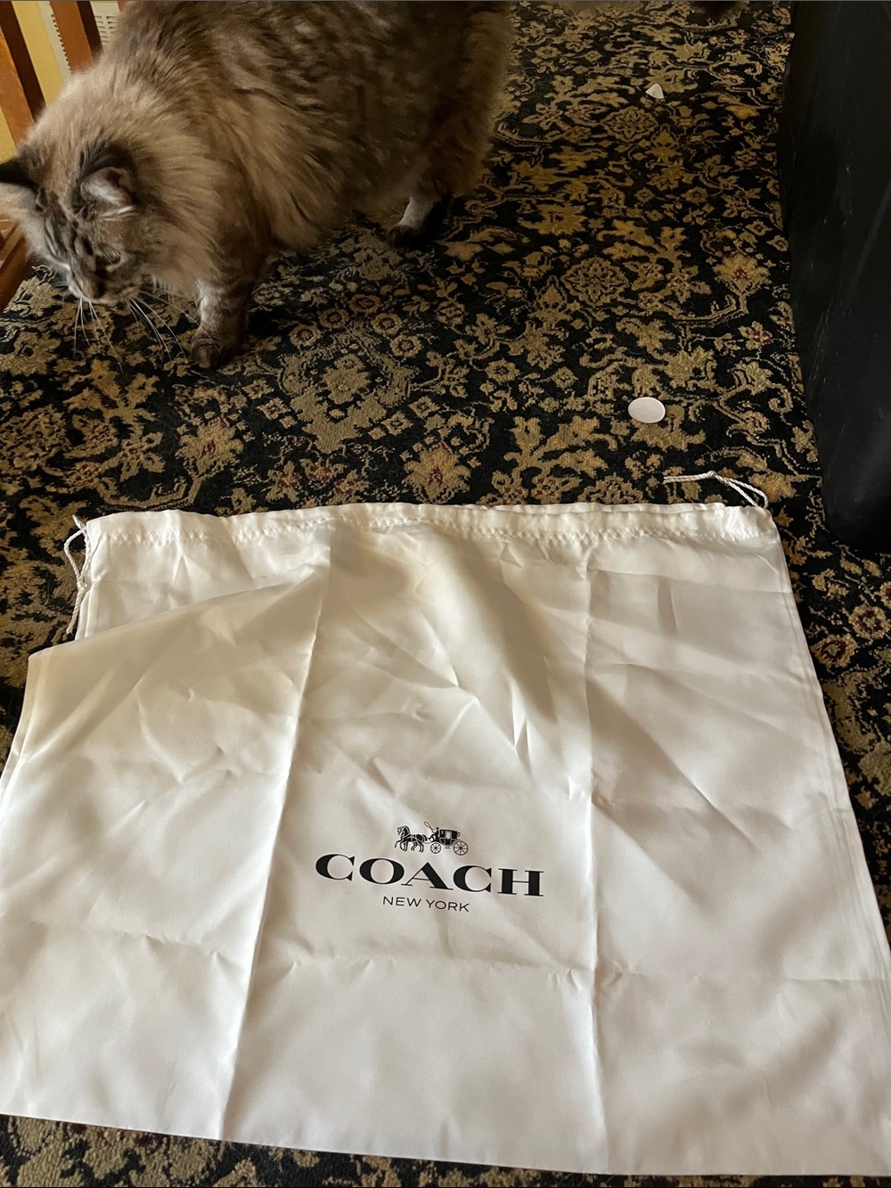 Coach Brown Woven Logo Shoulder Bag 28 - Picture 5 of 5